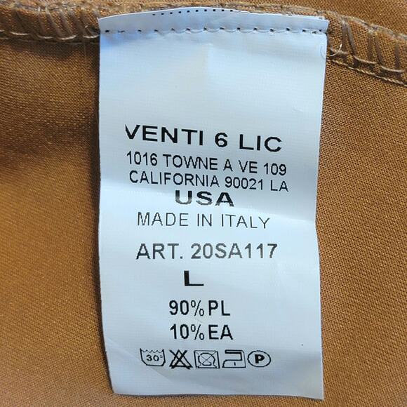 Venti6 Made in Italy Floral Paisley Faux Suede Open Front Duster Jacket Size L - Picture 12 of 13